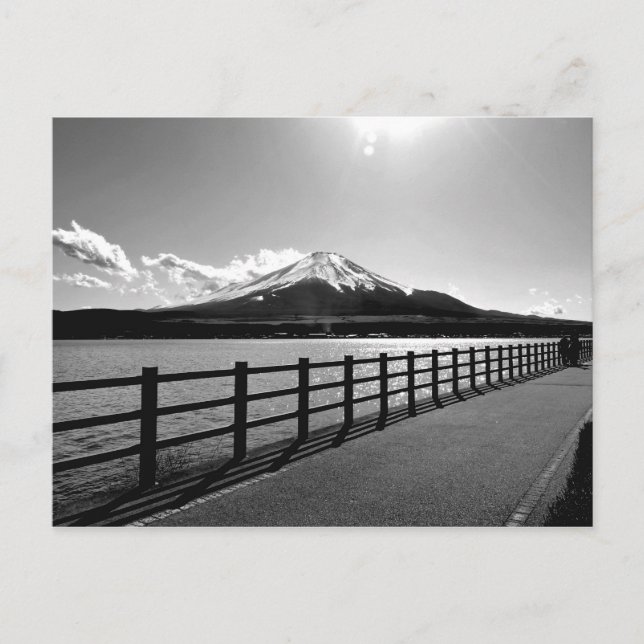 Cartão Postal Monte Fuji Do Lago Yamanaka (Frente)