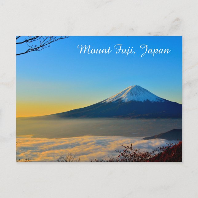 Cartão Postal Monte Fuji, Japão (Frente)