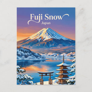 Cartão Postal Monte Fuji Japão