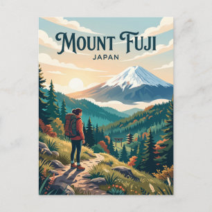 Cartão Postal Monte Fuji Japão
