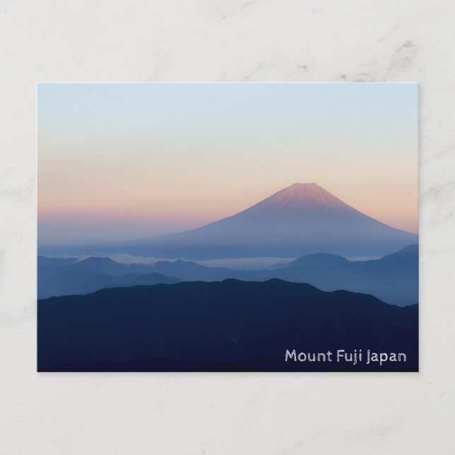 Cartão Postal Monte Fuji Japão (Frente)