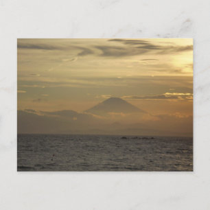 Cartão Postal Monte Fuji Sunset