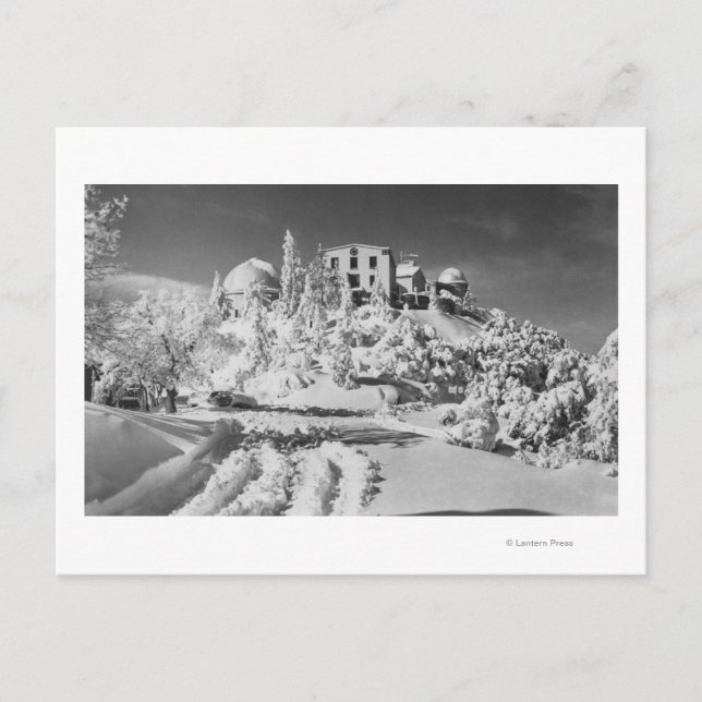 Cartão Postal Monte Hamilton, Observatório California Lick (Frente)