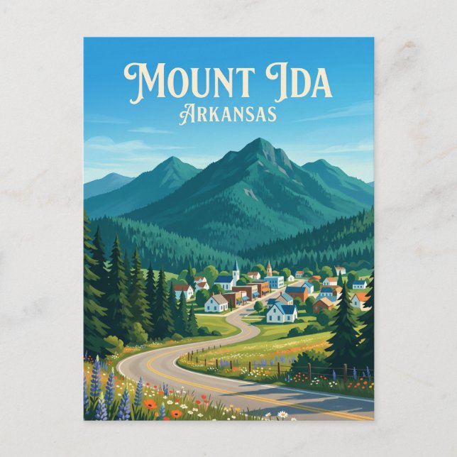 Cartão Postal Monte Ida EUA (Frente)