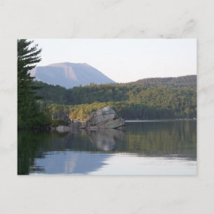 Cartão Postal Monte Katahdin do Lago Rainbow