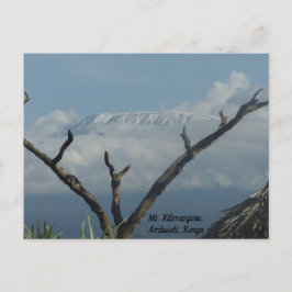Cartão Postal Monte Kilimanjaro Quênia