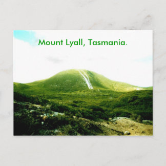 Cartão Postal Monte Lyall, Tasmânia.