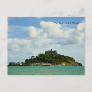 Cartão Postal Monte Marazion Cornwall, da rua Michael, Inglaterr
