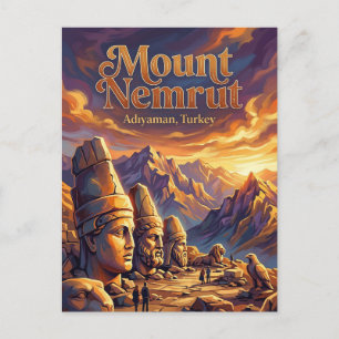 Cartão Postal Monte Nemrut, Kahta, Sudeste