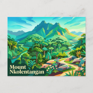 Cartão Postal Monte Nkolentangan Guiné Equatorial