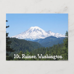 Cartão Postal Monte Rainer, WA