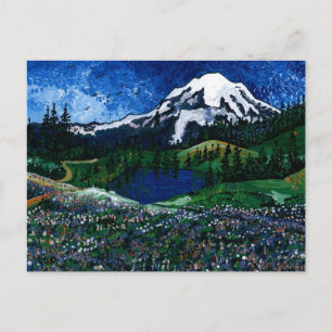 Cartão Postal Monte Rainier