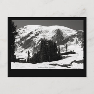 Cartão Postal Monte Rainier em junho
