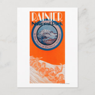 Cartão Postal Monte Rainier Poster - Seita
