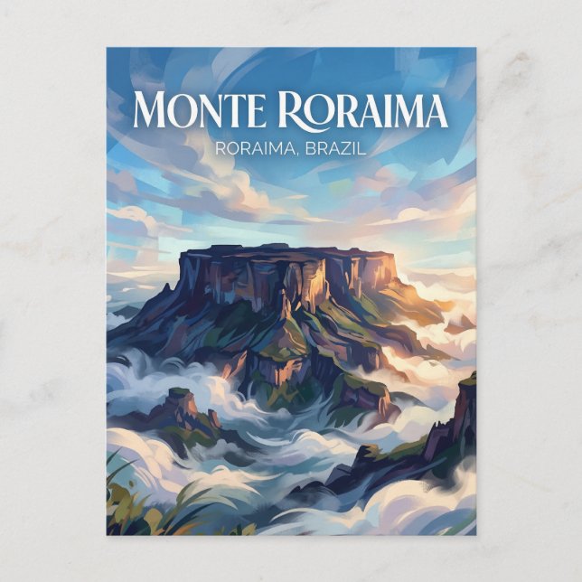 Cartão Postal Monte Roraima Brasil (Frente)