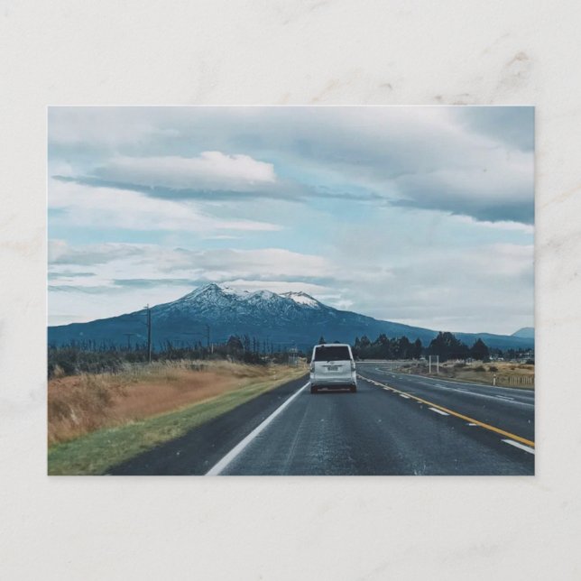 Cartão Postal Monte Ruapehu (Frente)