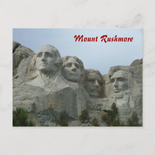 Cartão Postal Monte Rushmore
