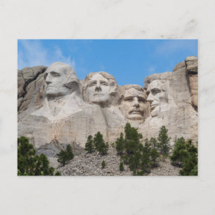 Cartão Postal Monte Rushmore na Primavera
