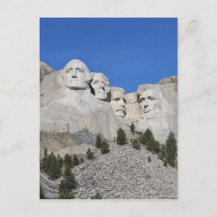 Cartão Postal Monte Rushmore Presidentes de Dakota do Sul EUA Am