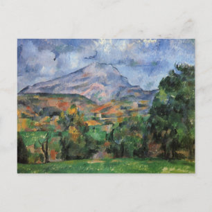 Cartão Postal Monte Sainte-Victoire por Paul Cezanne Postcard