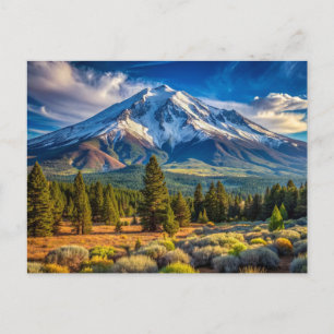 Cartão Postal Monte Shasta California Nature