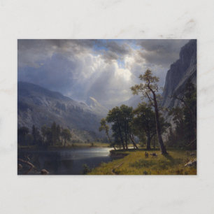 Cartão Postal Monte Starr King, Yosemite por Albert Bierstadt