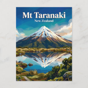 Cartão Postal Monte Taranaki Nova Zelândia