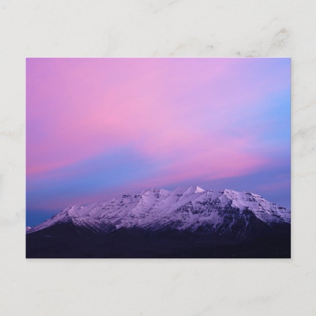 Cartão Postal Monte Timpanogos (Frente)