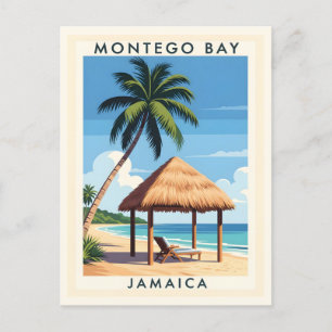 Cartão Postal Montego Bay Jamaica Viagem Art - TROPICAL ISLAND