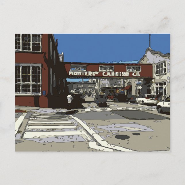 Cartão Postal Monterey Bay Cannery Row (Frente)