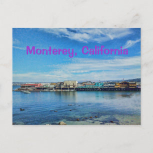 Cartão Postal Monterey Bay Cênico no Cais