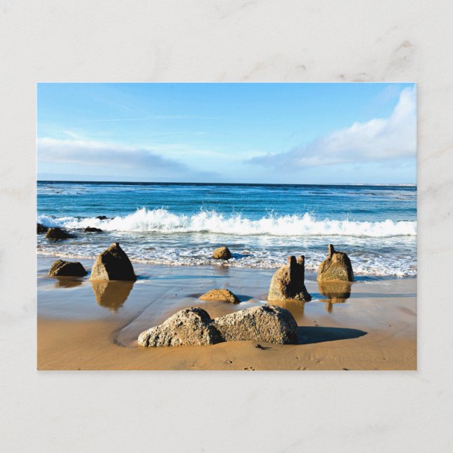 Cartão Postal Monterey Bay, fotografia cênica da Califórnia (Frente)