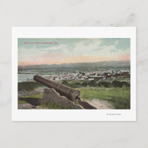 Cartão Postal Monterey, CA - Vista visual de pássaro de Monterey