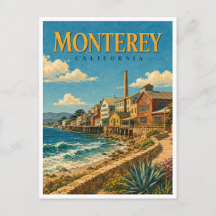 Cartão Postal Monterey Califórnia Cannery Row GeoSaga