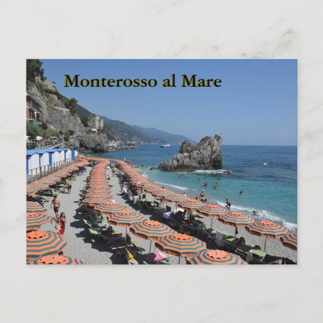 Cartão Postal Monterosso al Mare (Frente)