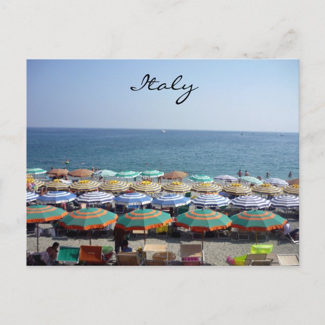 Cartão Postal monterosso itália (Frente)