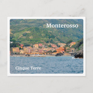 Cartão Postal MONTEROSSO - Itália CINQUE TERRE - visualizaçõe