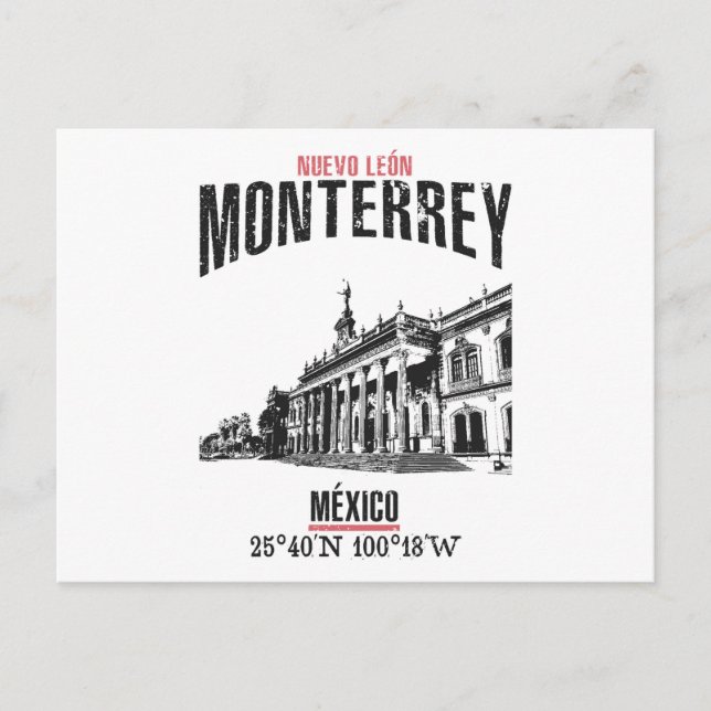 Cartão Postal Monterrey (Frente)