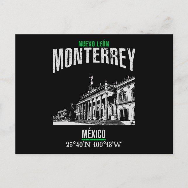 Cartão Postal Monterrey (Frente)