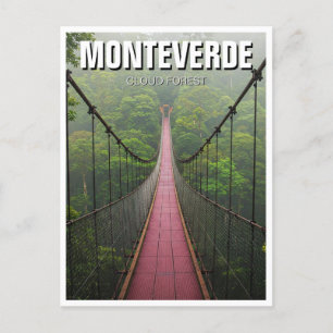 Cartão Postal Monteverde Cloud Forest Costa Rica Viagem