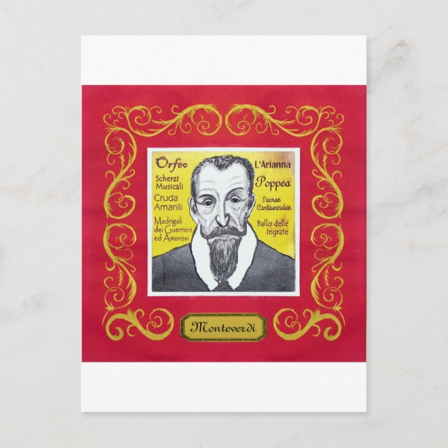 Cartão Postal Monteverdi (Frente)
