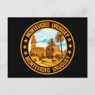 Cartão Postal Montevidéu Uruguai