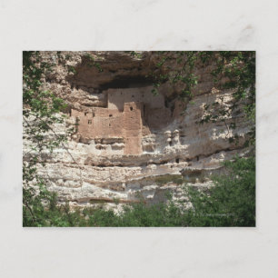 Cartão Postal "Montezuma Castle Pueblo Village Indian Ruins,