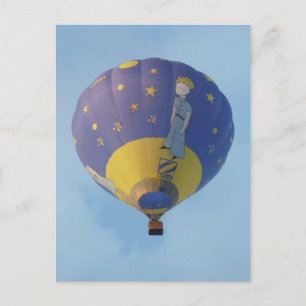 Cartão Postal Montgolfiere - Balão de ar quente - Pequeno Prín
