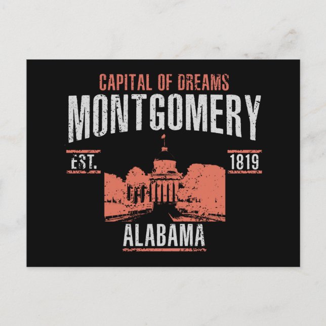 Cartão Postal Montgomery (Frente)