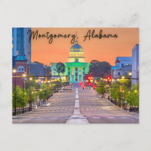 Cartão postal Montgomery Alabama