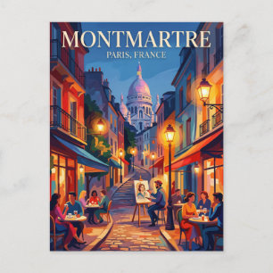 Cartão Postal Montmartre França