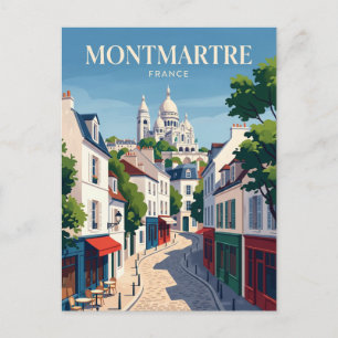 Cartão Postal Montmartre França