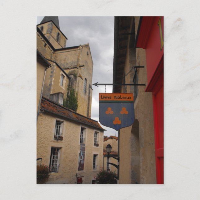 Cartão Postal Montmorillion França (Frente)