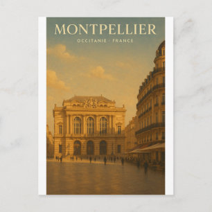 Cartão Postal Montpellier — França viagem 2026